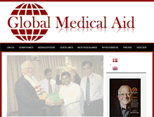 Tablet Screenshot of globalmedicalaid.com